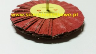 Ściernica daszkowa ceramiczna z trzpieniem 125x6 P060
